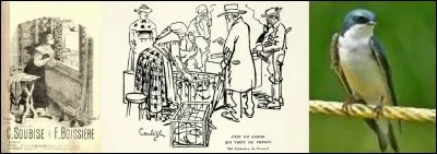 Encore un chant patriotique et revanchard. On y trouve une fillette, un vieillard qui supplie un soldat allemand de ne pas tirer. Hélas, il tira et tua le symbole !
« Tous les matins et tous les soirs,
Épiant son retour peut-être,
Une fillette aux rubans noirs
Apparaissait à sa fenêtre… »
Quelle est cette chanson ?