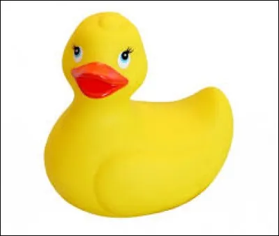 À quoi associe-ton généralement ce canard en plastique ?
