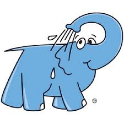 Quelle entreprise est représentée par cet éléphant bleu ?