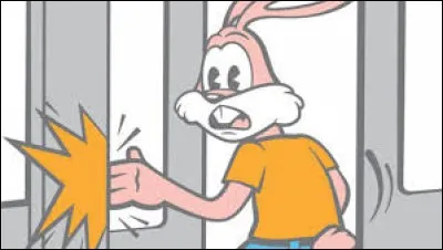 A quel endroit peut-on rencontrer ce lapin rose ?