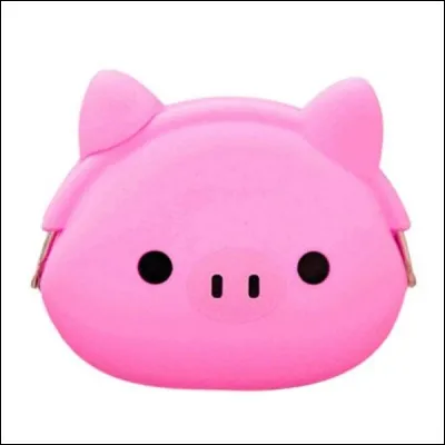 Voici de nouveau une tirelire cochon. Jadis, en quoi la tirelire cochon était-elle faite ?