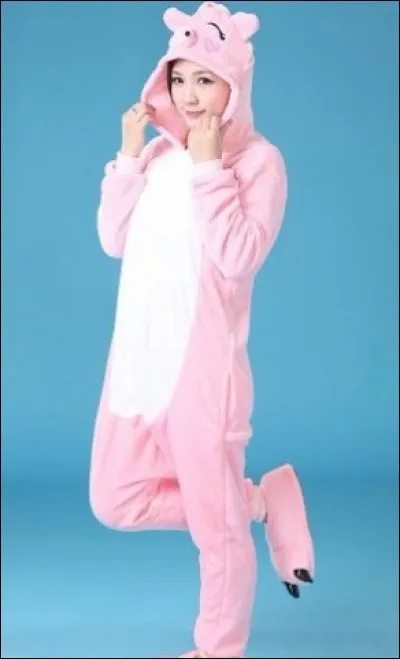 Ceci est un Kigurumi cochon, quand peut-on l'enfiler ?