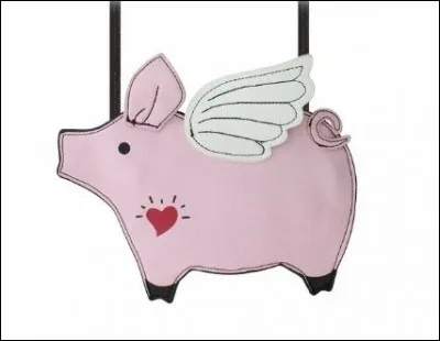 Ce petit sac cochon peut être utilisé dans l'unique école qui ne demande pas de cartable :