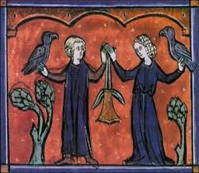 Pour commencer, un couple littéraire de la fin du XIIème siècle ; l'action est en Provence mais le texte, unique chantefable, est en picard....