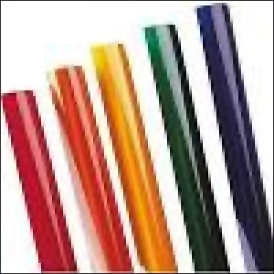 On l'utilise pour colorer la lumière :