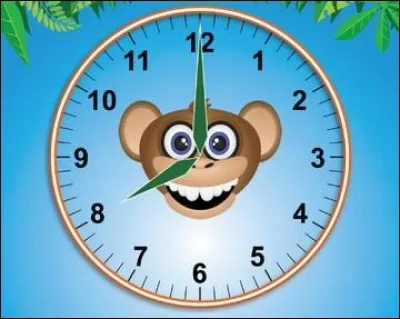 Les aiguilles n'arrêtent pas d'avancer. À quelle heure es-tu à l'école ?