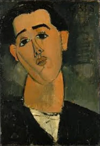 Cette peinture, de 1916, de l'artiste italien figuratif et sculpteur Amedéo Modigliani (1884-1920) représente l'autoportrait d'un peintre cubiste (1887-1927) ; mais lequel ?