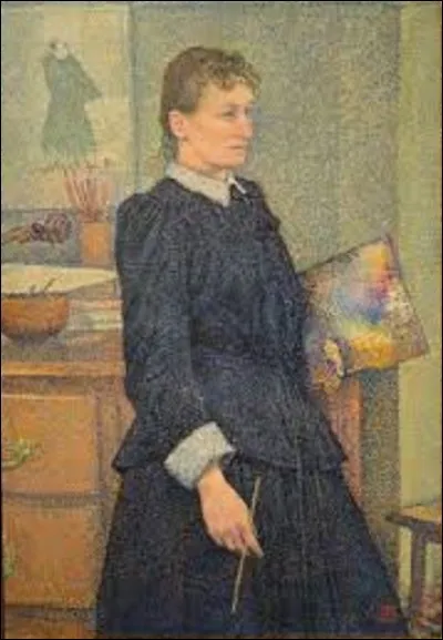 Peinte en 1893 par le peintre belge Théo van Rysselberghe (1862-1926), cette toile représente une artiste impressionniste et luministe (1848-1936). Aussi mécène, elle promut de jeunes créateurs comme Vincent van Gogh qu'elle admirait pour son talent et qui était aussi un ami de son frère Eugène (également peintre). Mais qui est-elle ?