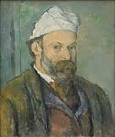 D'autres artistes ont fait aussi des autoportraits enrubannés dans des turbans. C'est le cas de ce peintre impressionniste (1839-1906), considéré par beaucoup comme le père du cubisme, qui se brosse dans cette huile sur toile de 1880 nommée "Autoportrait au turban blanc". Comment se nomme ce maître de la peinture ?
