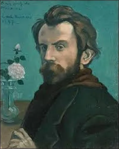 De 1886 à sa mort en 1941, ce peintre créera chaque année un portrait le représentant. C'est le cas de cette toile, de 1897, nommée "Autoportrait au vase de fleurs". Né en 1868, il évoluera durant sa vie dans différents mouvements artistiques, passant de la peinture nabi, au pointillisme, puis au cloisonnisme et à l'orientalisme. Quel est le nom de cet artiste touche à tout ?
