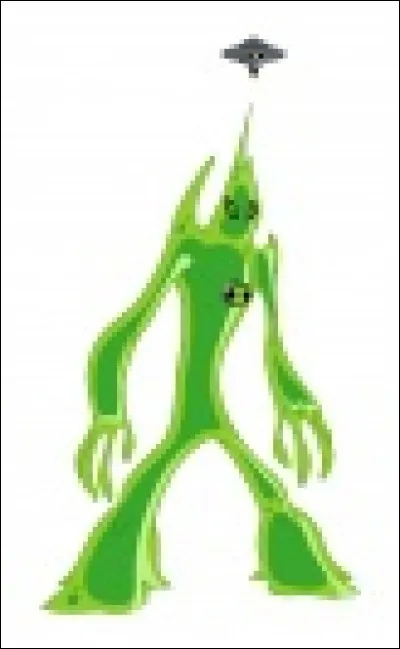 Comment s'appelle l'alien dont le corps est constitué d'un liquide visqueux ?