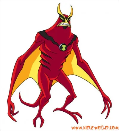 Comment s'appelle l'alien pouvant tirer des rayons laser par ses yeux ou sa queue ?