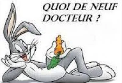 Quoi de neuf docteur ? J'adore les carottes. Qui suis-je ?