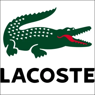 Cet animal est visible sur le logo "Lacoste". Quel est-il ?
