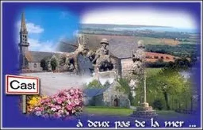 Je vous emmène dans le Finistère, à Cast. Village du Pays Glazik, il se situe en région ...
