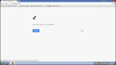 Zut, vous manquez de connexion Internet et vous tombez sur une page d'erreur avec un dessin de dinosaure. À quoi sert ce dinosaure ?