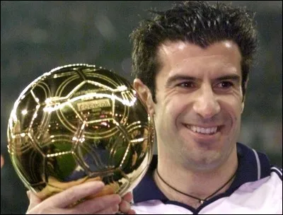 Dans quel club jouait Luís Figo en 2001 ?