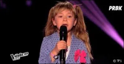 Quelle chanson Gloria chante-t-elle à The Voice Kids pour la première fois ?
