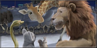 Dans quel film d'animation un lionceau né dans un zoo part-il à l'aventure après avoir entendu les histoires extraordinaires (mais inventées) de son père ?