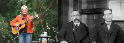 Une Star de la musique folk. Sa célébrité date des années 60 et 70. Parmi ces chansons, on peut en trouver une dont le thème est une affaire judiciaire et de personnes condamnées à tort !
Quelle est cette chanson ?

« The last and final moment is yours 
That agony is your triumph »