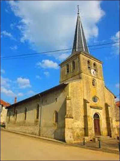 Voici l'église Saint-Martin de Delut. Commune Meusienne, elle se situe dans la nouvelle région ...