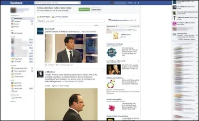 Que veut dire le mot "Accueil" en anglais (sur Facebook) ?