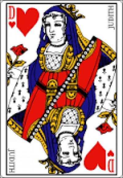 Dans un jeu français traditionnel de cartes, comment est appelée la dame de cœur ?