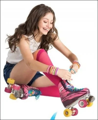Avant la série, savait-elle faire du roller ?