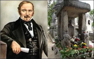 De son vrai nom Hippolyte Léon Denizard Rivail, Allan Kardec né à Lyon, en 1804. Pédagogue, il fonde, en 1857, une nouvelle philosophie "le spirite" ou "spiritisme". Décédé en 1869, sa tombe se situant dans la division n°44, reste de nos jours la plus fleurie du cimetière. Son oeuvre influence également encore fortement aujourd'hui la culture et la vie publique d'un pays d'Amérique du Sud :