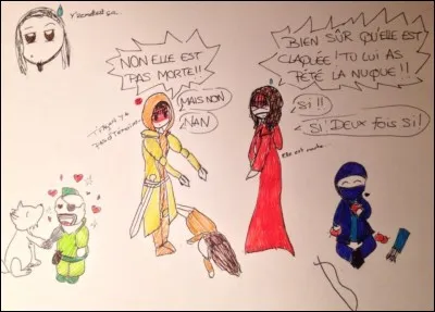 Si je te dis : "La petite fille...", tu me réponds...