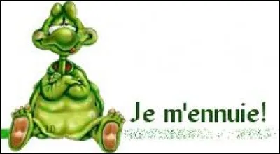 Jules s'ennuie quand il est chez lui.