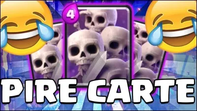 Qui est le meilleur pour détruire cette armée de squelettes ?