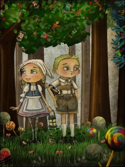 En quoi la maison d'Hansel et Gretel est-elle faite ?