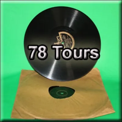 Avec quelle matière fabriquait-on les 78 tours ?
