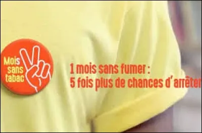 En 2016, quel mois est le plus propice pour un français qui veut arrêter de fumer ?