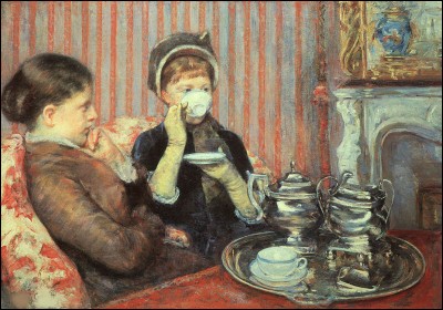 Qui a peint "La tasse de thé" ?