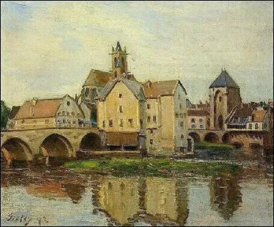 Qui a peint "Moret sur Loing l'après-midi ?