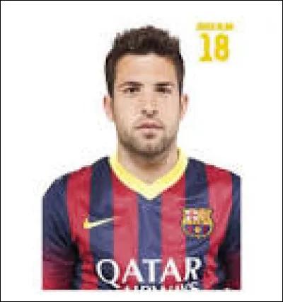 Quel est le num&eacute;ro de maillot de Jordi Albasaison 2016/17 ?