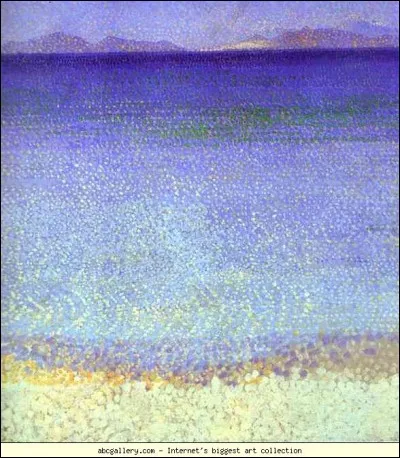 Qui a peint "Les îles d'or" ?