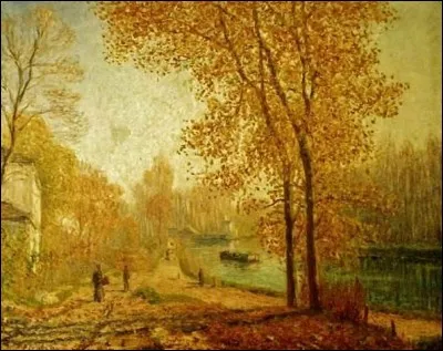 Qui a peint "Bord de rivière" ?