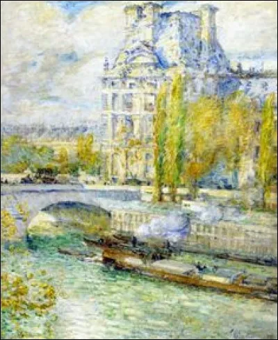 Qui a peint "Le pont royal et le pavillon de Flore" ?