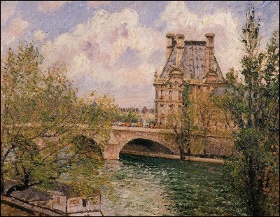Qui a peint "Le pont royal et le pavillon de Flore" ?