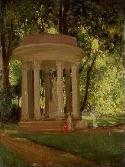 Qui a peint "Pavillon dans le parc Monceau" ?