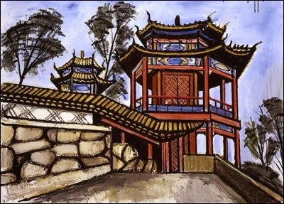 Qui a peint "Pékin : le palais d'été, le pavillon du nuage précieux" ?
