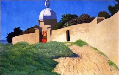 Qui a peint " Pavillon de jardin au Mourillon" ?