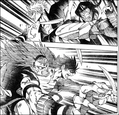 Qui sont les personnages qui sont en train de se battre ?