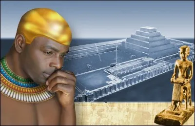 Qualifié par certains de "premier génie de l'Antiquité", génial architecte du pharaon Djoser, il sera par la suite divinisé. Qui est-il ?