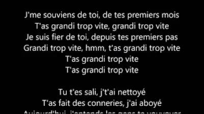 Dans la chanson "Grandi trop vite", quelle date Lefa donne-t-il ?