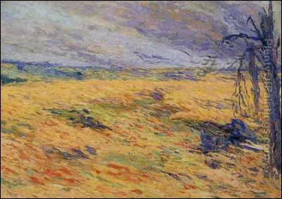 A qui doit-on cette toile intitulée "Sous le vent" ?