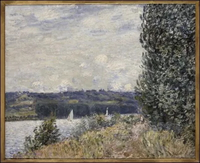 Qui a représenté "La Seine à la Brouille, coup de vent" ?